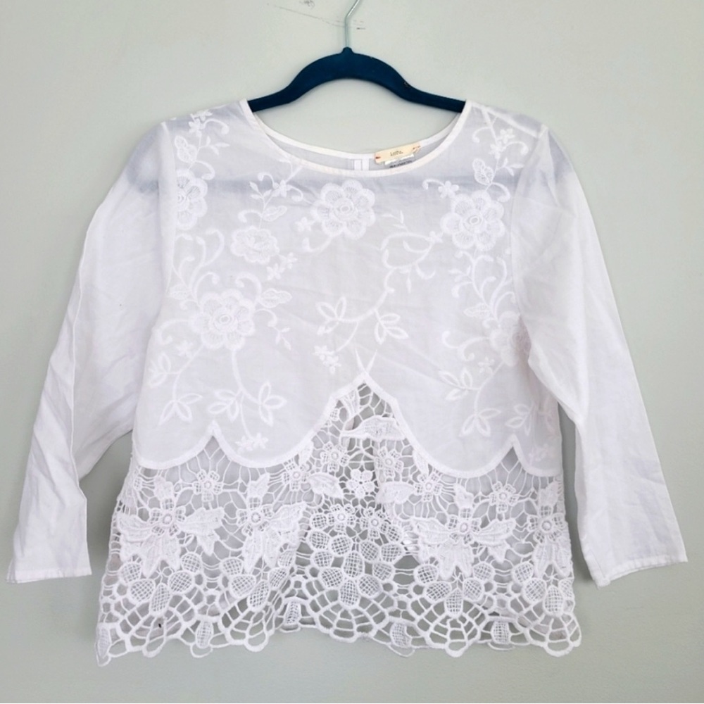 Intu White Lace Top
